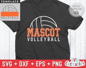 Volleyball svg, Volleyball Cut File, Volleyball Team, Volleyball Template, svg, dxf, eps, png  Silhouette, Cricut, Digital File
