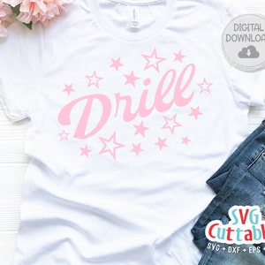 Drill Team svg - Drill Team Cut File - Drill svg - eps - dxf - png - Silhouette - Cricut - Digital Download
