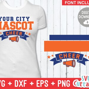 Cheer svg - Cheer Template svg - Cheer Team - Cheer Cut File 0033 - svg - eps - dxf - png - Cheerleader - Silhouette - Cricut - Digital File