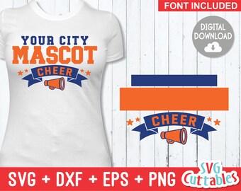 Cheer svg - Cheer Template svg - Cheer Team - Cheer Cut File 0033 - svg - eps - dxf - png - Cheerleader - Silhouette - Cricut - Digital File