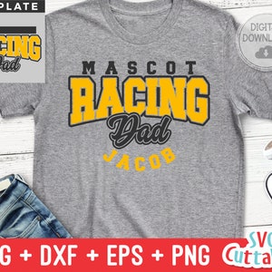 Racing svg - Racing Dad Template 002 - svg - dxf - eps - png - geschnittene Datei - Silhouette - Cricut - digitaler Download