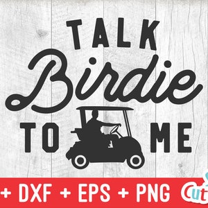 Talk Birdie To Me svg - Golf svg - Golf Sublimation - svg - eps - dxf - png - Silhouette - Cricut - Descarga digital imagen 2