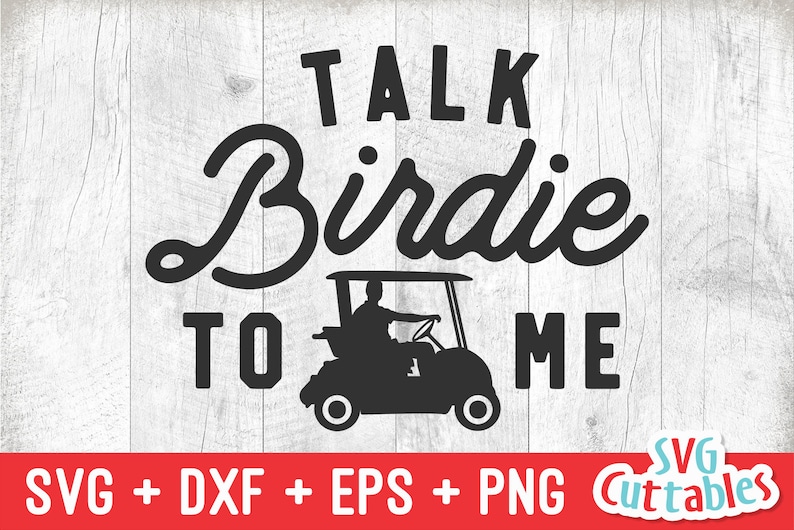 Talk Birdie To Me svg - Golf svg - Golf Sublimation - svg - eps - dxf - png - Silhouette - Cricut - Descarga digital imagen 2