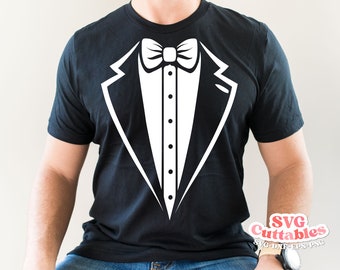 Tuxedo Tee svg - Funny Shirt svg - Funny Cut File  - svg - dxf - eps - png - Silhouette - Cricut - Digital File