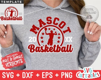 Basketball SVG - Basketball Cut File - Template 0049 - svg - eps - dxf - Silhouette - Cricut Cut File - svg Files - Digital File