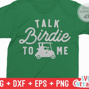 Talk Birdie To Me svg - Golf svg - Golf Sublimation - svg - eps - dxf - png - Silhouette - Cricut - Descarga digital imagen 1