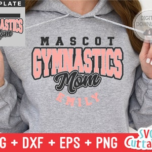 Gymnastics svg - Gymnastics Cut File - Gymnastics Template 0022 - svg - eps - dxf - Silhouette - Cricut Cut File - Digital Download