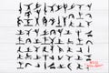 Gymnastics Silhouettes svg Bundle, Gymnast svg, Gymnastics Clipart png, Tumbling Cut Files, Cheer Gymnast Poses dxf, digital download