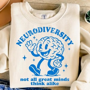 Neurodiversitet svg - Autism Shirt svg - Mental hälsa klippfil - svg - dxf - png - Silhuett - Cricut - Digital fil bild 2