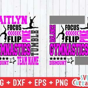 Gymnastics svg, Gymnastics cut file, Gymnastics dxf, Gymnastics Coach, , Subway art, Silhouette, Cricut cut file, Digital download