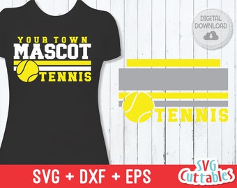 Tennis svg - Tennis Cut File - Tennis Template 006 - Tennis Mom - svg - eps - dxf - Silhouette - Cricut Cut File - Digital Download