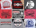 Baseball Template svg Bundle - Baseball Tsvg Bundle - svg - eps - dxf - png - Silhouette -  Cricut Cut File - Baseball Team - Digital File