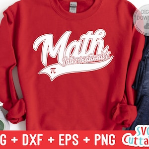 Math Interventionist svg - Teacher Cut File - Occupation - Swoosh - svg - dxf - eps - png - Cut File - Silhouette - Cricut - Digital File