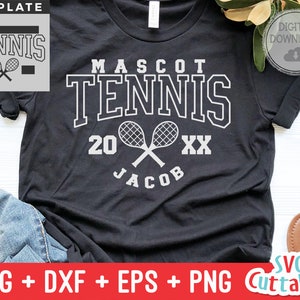 Tennis svg - Tennis geschnitten Datei - Tennis Template 002 - Tennis Mom - svg - eps - dxf - Silhouette - Cricut geschnitten Datei - digitaler Download