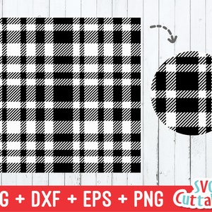 Plaid Pattern svg - eps - dxf - png - Plaid svg - Plaid Cut File - Plaid Vector - Silhouette - Cricut Cut File - Digital Download