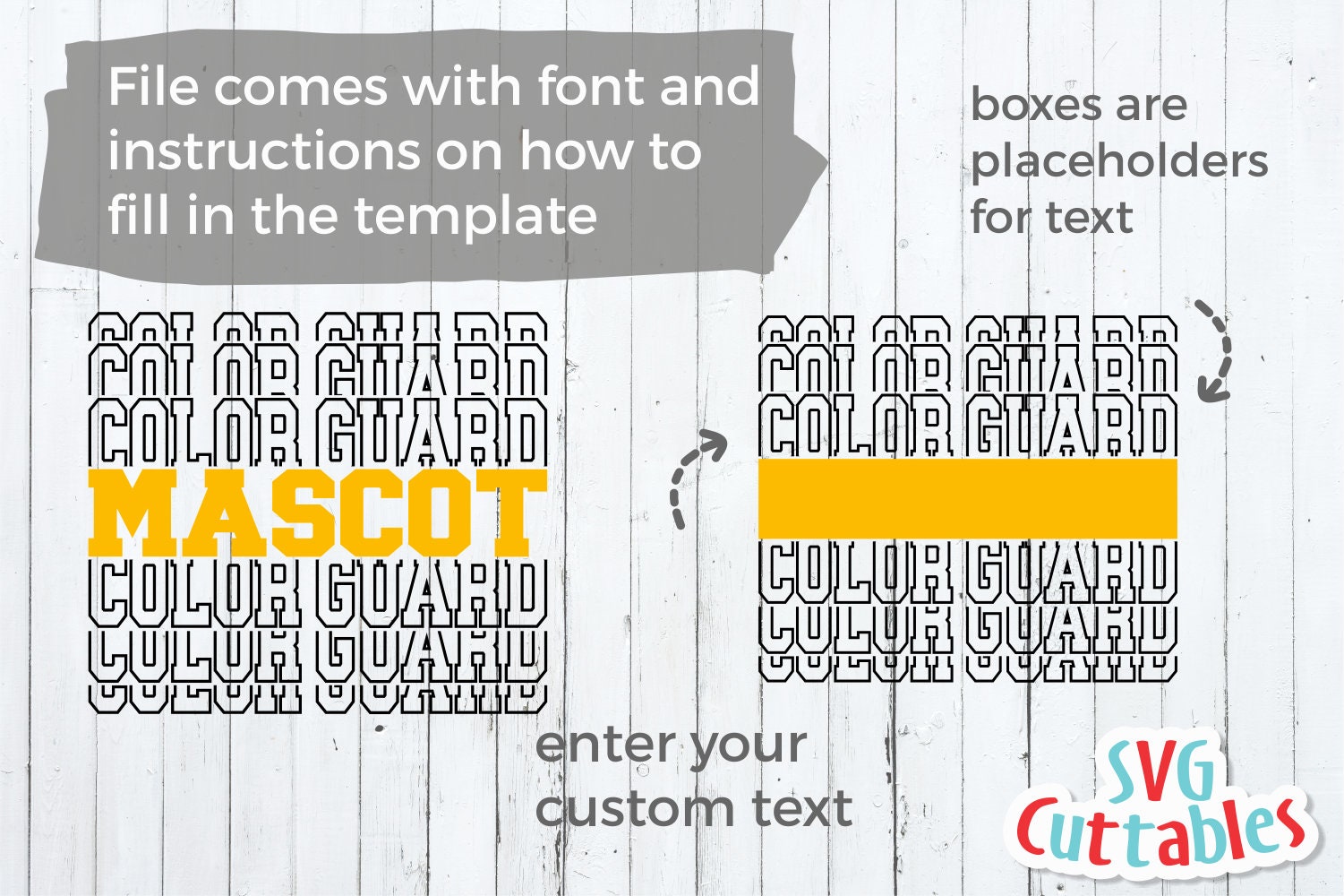 Color Guard Svg - Color Guard Template 0010 - Svg - Dxf - Eps - Png ...