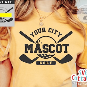 Golf svg Archivo de corte - Equipo de golf - Plantilla de golf 0020 - svg - eps - dxf - png - Silueta - Cricut - Descarga digital