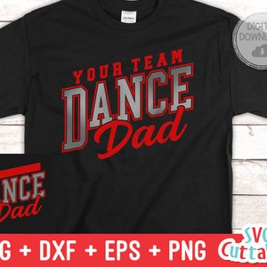 Tanz svg geschnitten Datei - Dance Dad - Dance Vorlage 0012 - svg - eps - dxf - png - Silhouette - Cricut - digitaler Download