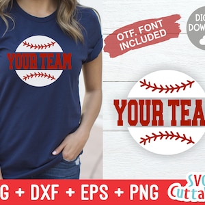 Baseball svg, Baseball Template 0031, svg, eps, dxf, png, Softball Template svg - Baseball Mom, Silhouette, Cricut Cut File, Digital File