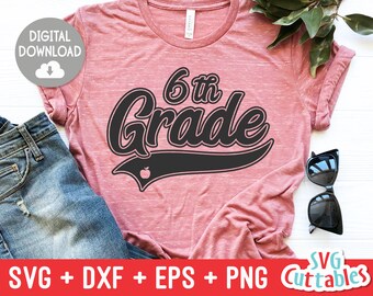 6th Grade Svg Etsy
