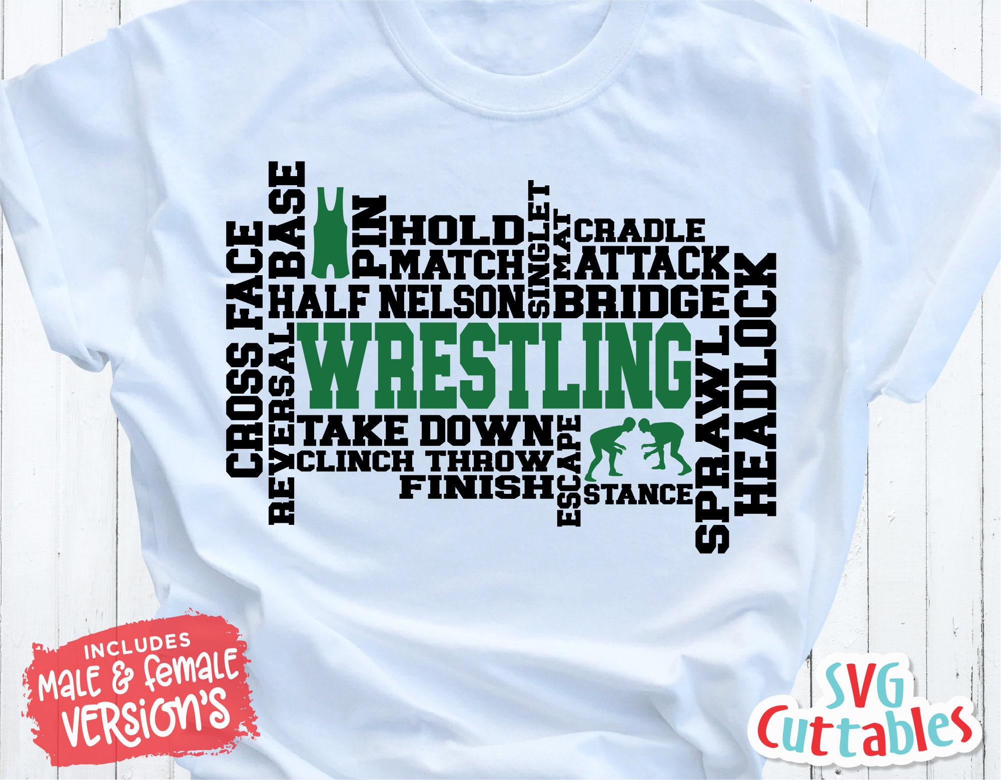 Wrestling Svg Wrestling Word Art SVG DXF EPS Wrestling Cut Etsy New