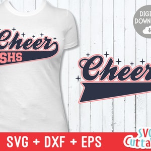 Cheer Team svg - Cheer Cut File - Cheer Template 0024 - svg - eps - dxf - Cheer svg - Cheerleader - Silhouette - Cricut - Digital Download
