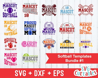 Softball svg Bundle, Softball template, team, svg, dxf, silhouette file, cricut cut file, fill it in, svg cuttables, digital file