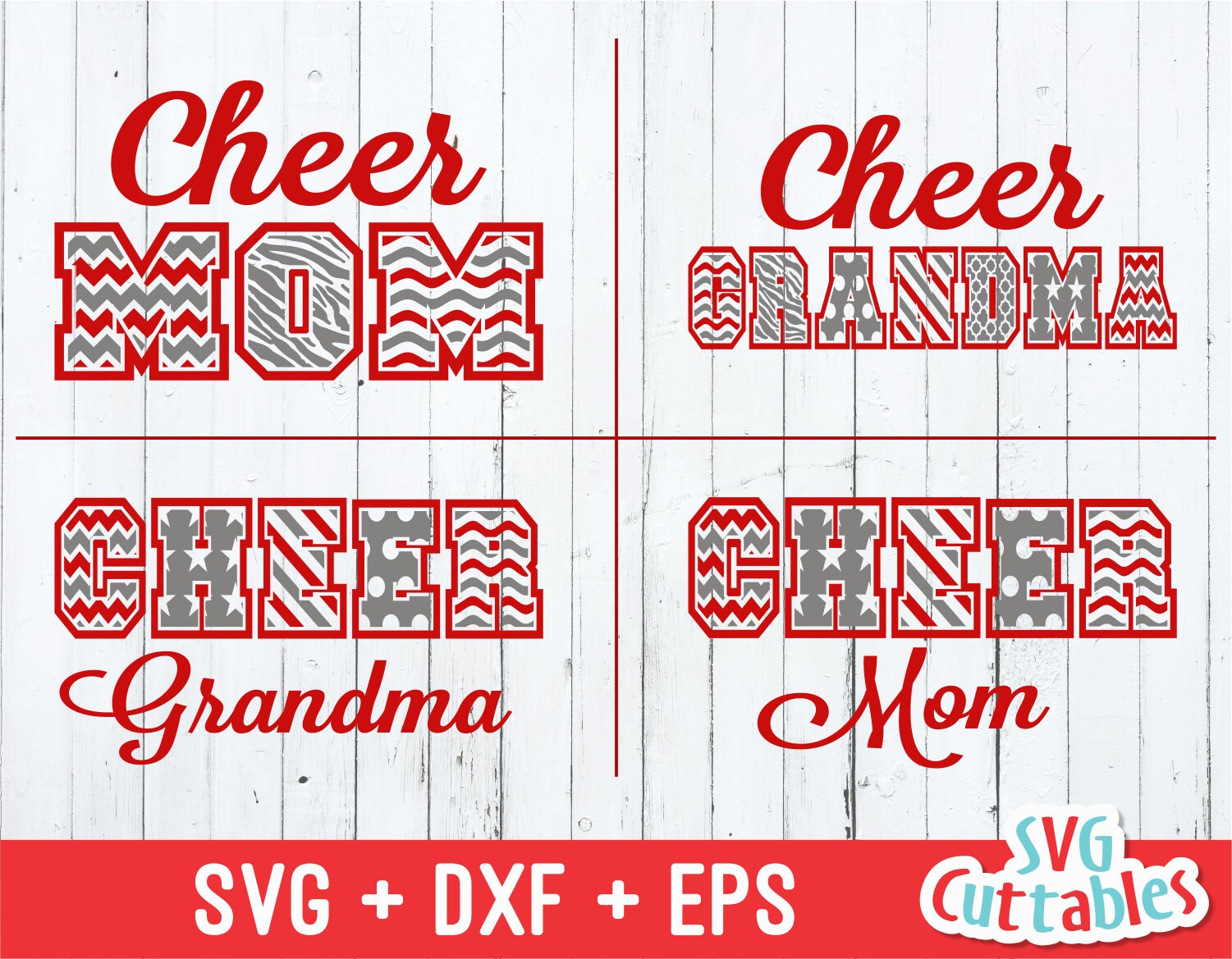 Cheer Svg Cheer Mom Pattern Svg Cheer Grandma Svg Eps Dxf  Etsy
