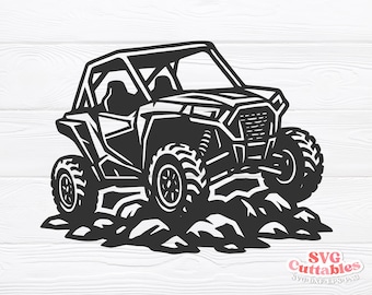 Fichier numérique UTV svg - vtt - svg - dxf - eps - png - Clipart Utv - Silhouette - Cricut -