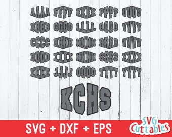 Four Letter monogram font svg, 4 letter Monogram Font, monogram svg, dxf, eps, monogram alphabet,  Silhouette, Cricut cut file, digital file