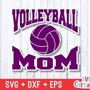 Volleyball svg, Volleyball mom svg, dxf, eps, Volleyball cut file, Silhouette, Cricut cut file, Digital download