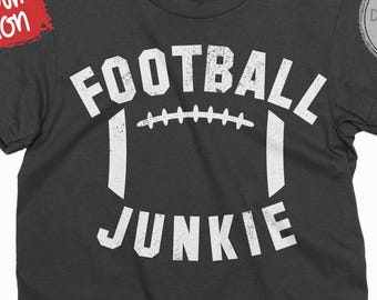 Fútbol Junkie SVG - Fútbol SVG - DXF - EPS - Archivo de corte de fútbol - Fútbol PNG - Silueta - Cricut - Descarga digital