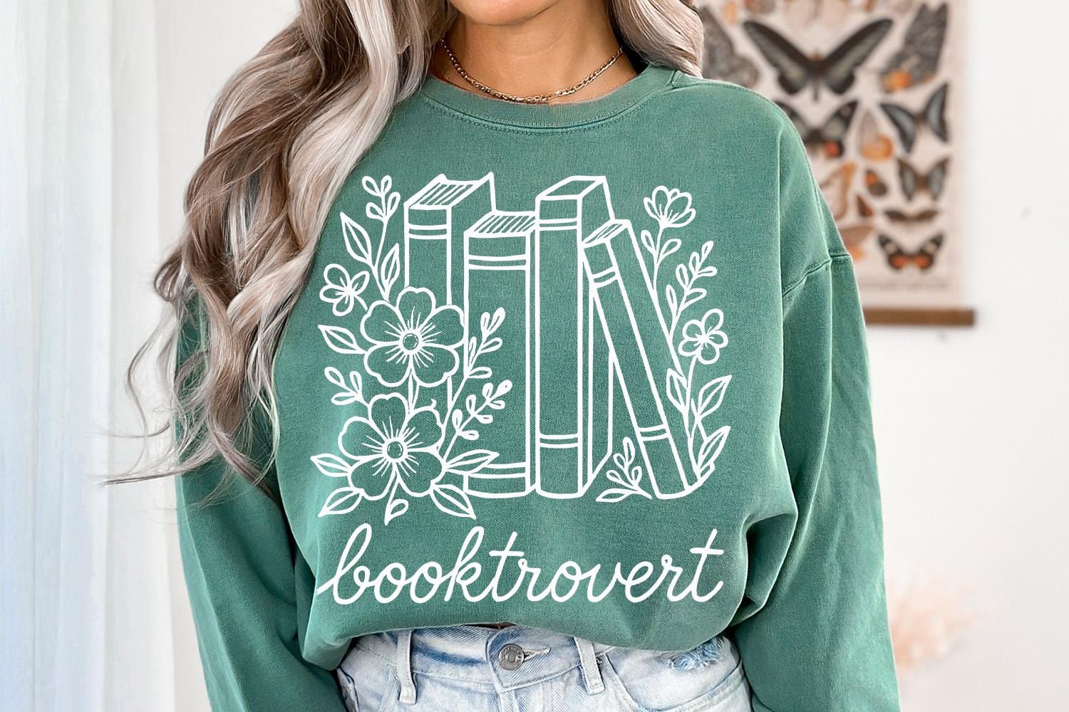 Booktrovert PNG and SVG - Book Lover Digital Design - Funny Book ...