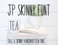 Skinny Font - JP Skinny Font -  Tall Font - Farmhouse Font - Craft Font - Silhouette - Cricut - Digital File