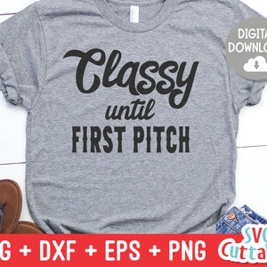 Classy Until First Pitch Sweatshirt Chicago Cubs Sweater 