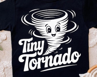 Tiny Tornado svg - Funny Toddler Shirt png - Cut File - svg - dxf - eps - png - Silhouette - Cricut