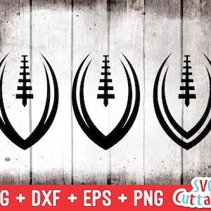 Football svg -  Football Cut File - svg - eps - dxf - png - Silhouette - Cricut Cut File - Digital Download