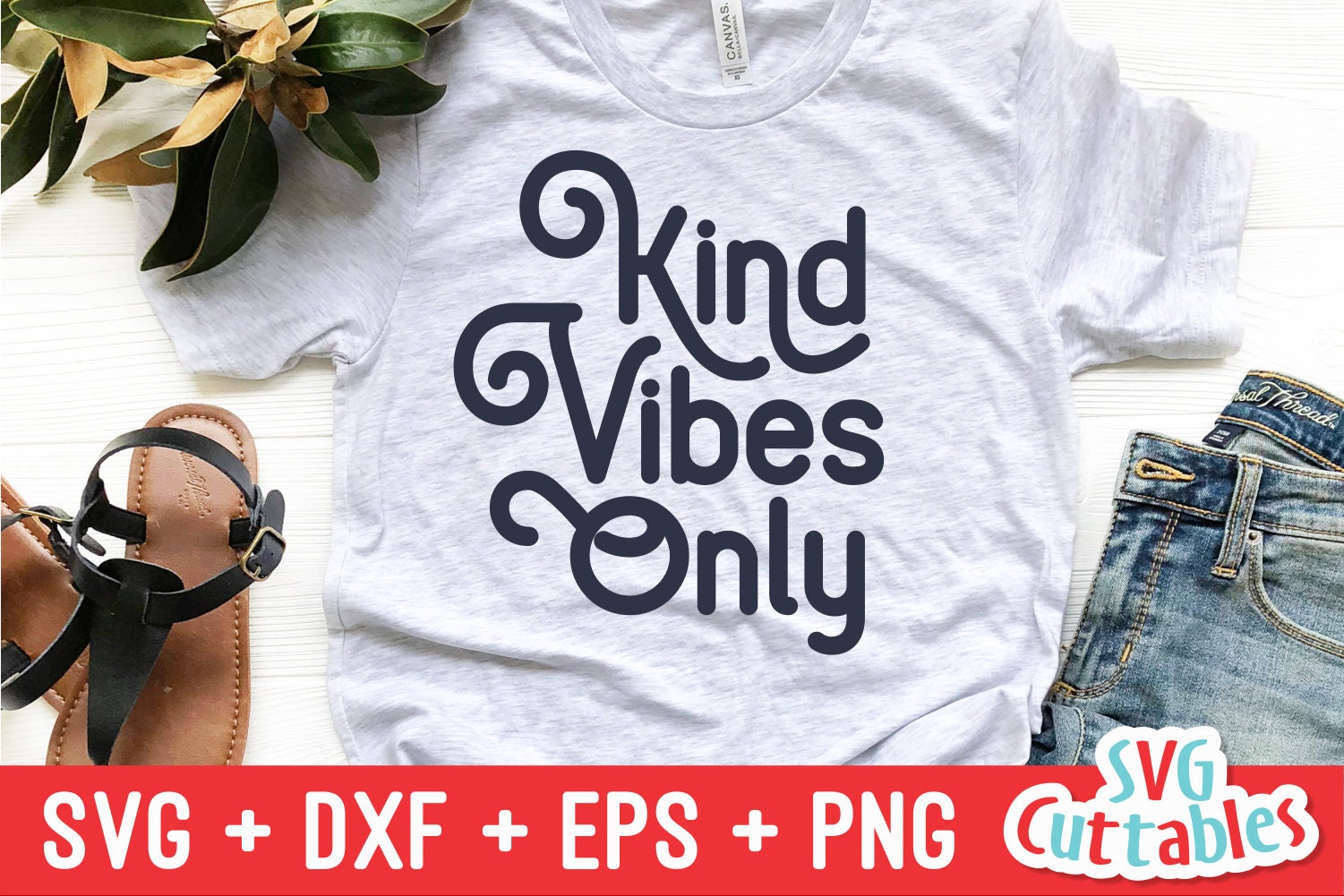 Kind Vibes Only Svg - Kindness Cut File - Kind - Svg - Dxf - Eps - Png ...