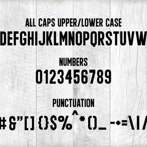JP Basic Tee Font - otf - Bold Font - Sans Serif Font - Athletic Font - Sporty Font - Silhouette - Cricut - Digital Download image 2