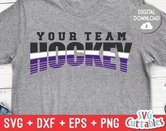 Hockey svg - Hockey klippfil - Hockeymall 004 - svg - eps - dxf - Hockeylag - Silhuett - Cricut klippfil - Digital fil