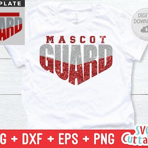 Color Guard svg - Color Guard Template  001 - svg - dxf - eps - png - Cut File - Silhouette -  Cricut - Digital Download