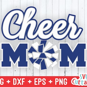 Cheer Mom svg、Cheer Mom dxf、ポンポン svg、Cheer svg、Cheer Cut ファイル、シルエット、Cricut、デジタル ダウンロード