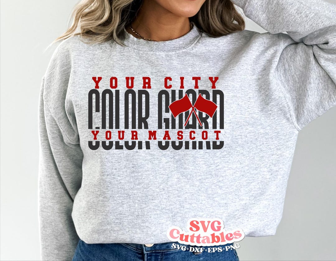 Color Guard Svg - Color Guard Template 0025 - Svg - Dxf - Eps - Png ...