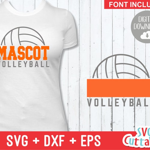 Volleyball Svg Png Eps Ai Dxf Cricut Cut File School Spirit - Etsy