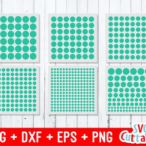 Polka Dots SVG, circles svg, polka dots dxf, dots cut file, circles svg, dxf, eps, dot, circle, Silhouette, Cricut cut file, digital file
