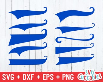 Text Tails svg - Text Tails Cut File - Swoosh svg - eps - dxf - png - Sports Swoosh - Silhouette - Cricut Cut File - Digital Cut File