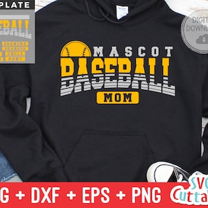 Baseball svg - Baseball Template 0045- svg - eps - dxf - png - Silhouette -  Cricut Cut File - Baseball Team - Digital File