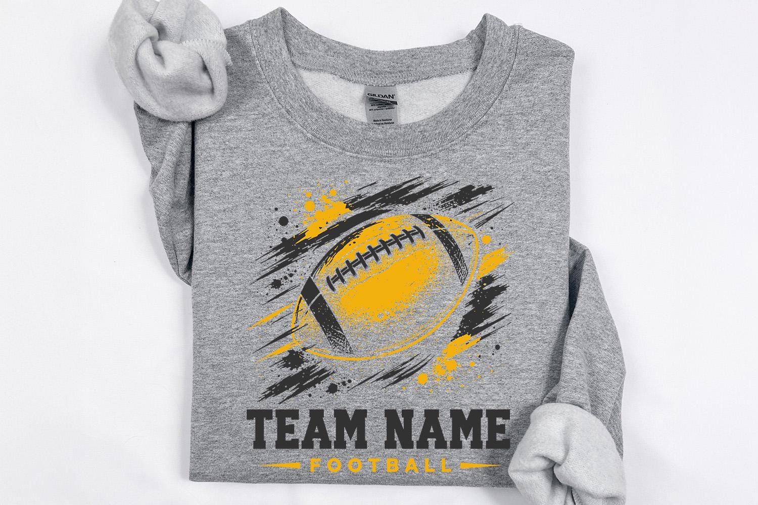 Team Name Pattern Football Team Name Template PNG SVG, Custom Sports Shirt Design, Mascot ...