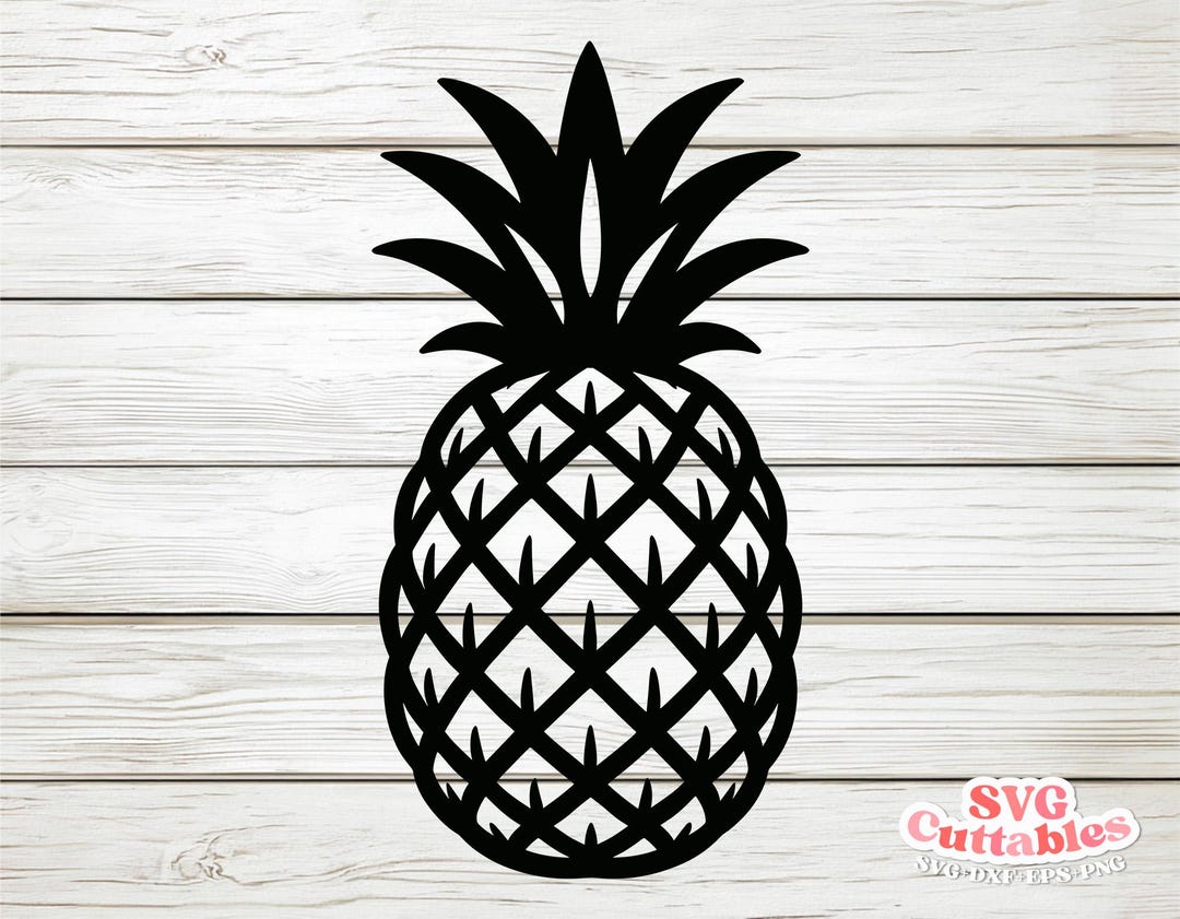 Piña SVG - Piña PNG clipart - Archivo de corte - SVG - DXF - EPS - PNG ...