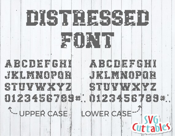 Download Distressed Font Cricut Design Space